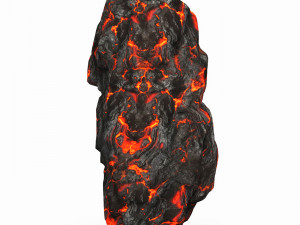 Game Ready Lava Rock 12 3D Model
