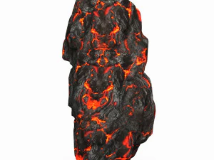 Game Ready Lava Rock 12 3D Model