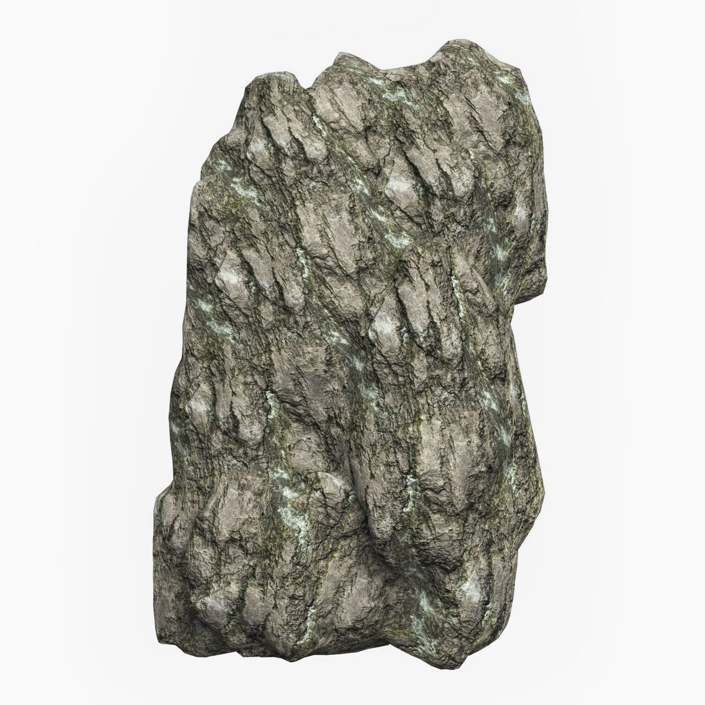 Low Poly Rock Cliff 01 3D Model .c4d .max .obj .3ds .fbx .stl .blend