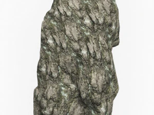 Penhasco de rocha baixa poli 01 Modelo 3D