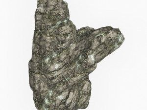 Low Poly Rock Cliff 02 3Dモデル