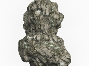 Low Poly Rock Cliff 05 3D 模型