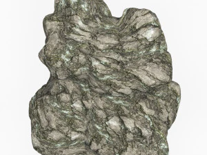 Low Poly Rock Cliff 05 3D Model