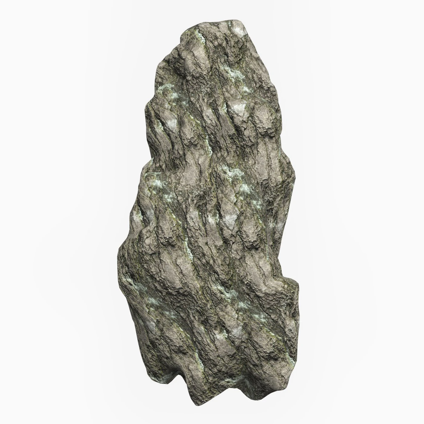 Low Poly Rock Cliff 08 3D Model .c4d .max .obj .3ds .fbx .stl .blend