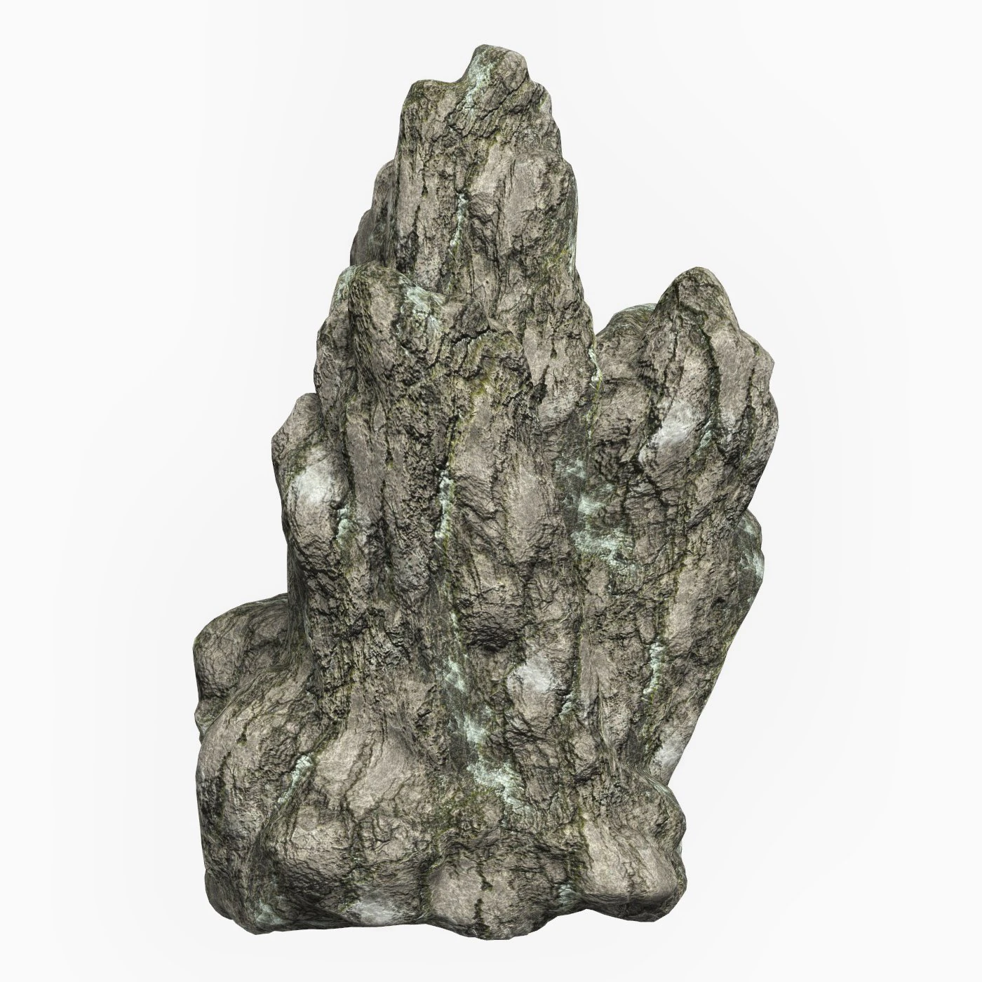 Low Poly Rock Cliff 09 3D Model .c4d .max .obj .3ds .fbx .stl .blend 