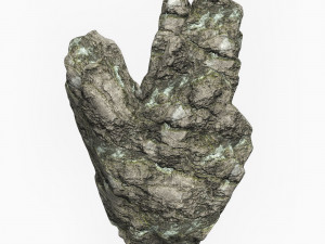 Low Poly Rock Cliff 10 Model 3D