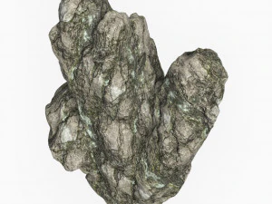 Low Poly Rock Cliff 10 3D Model