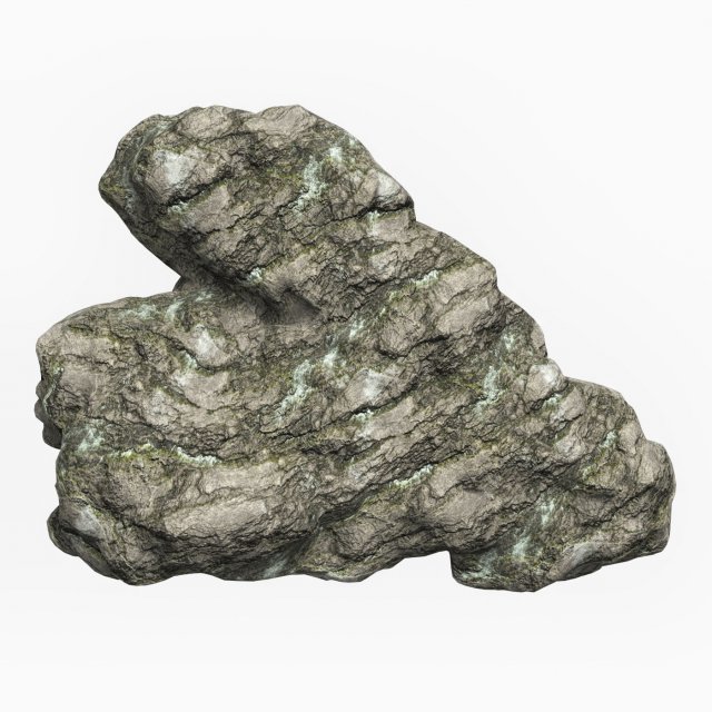 Low Poly Rock Cliff 11 Modelo 3D .c4d .max .obj .3ds .fbx .stl .blend 
