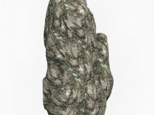Low Poly Rock Cliff Collection 3D Model