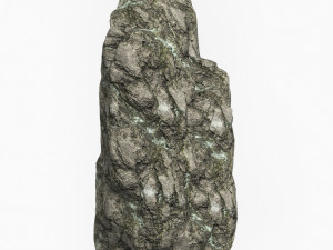 Low Poly Rock Cliff Collection 3D Model