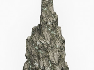 Low Poly Rock Cliff Collection 3D Model