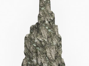 Low Poly Rock Cliff Collection 3D Model