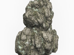 Low Poly Rock Cliff Collection 3D Model