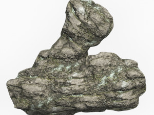 Low Poly Rock Cliff Collection 3D Model