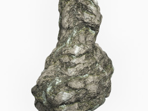 Low Poly Rock Cliff Collection 3D Model