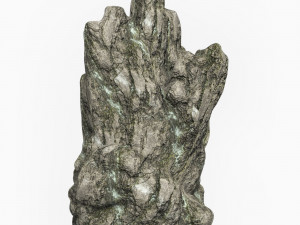Low Poly Rock Cliff Collection 3D Model