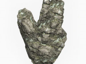 Low Poly Rock Cliff Collection 3D Model