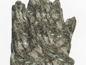 Low Poly Rock Cliff Collection 3D Model
