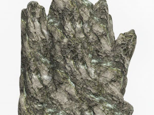 Low Poly Rock Cliff Collection 3D Model