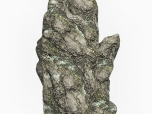 Low Poly Rock Cliff Collection 3D Model