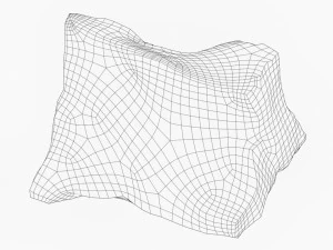 Snow Stone 01 3D Model