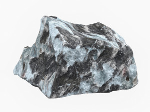 Snow Stone 02 Model 3D