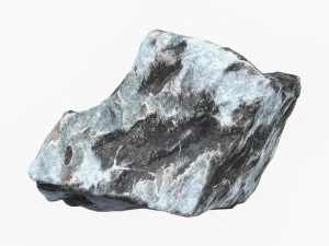 Snow Stone 02 3D Model