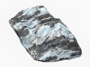 Snow Stone 02 3D Model