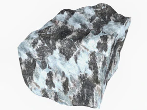 Snow Stone 02 3D Model