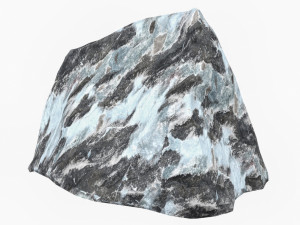 Snow Stone 03 3D Model