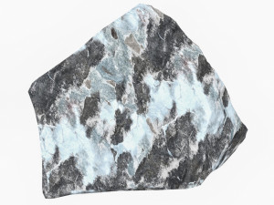 Snow Stone 03 3D Model