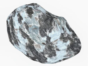 Snow Stone 08 3D Model