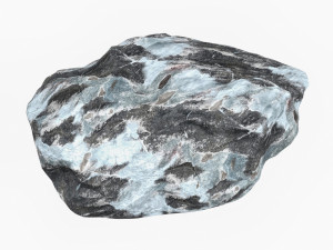 Snow Stone 09 3D Model