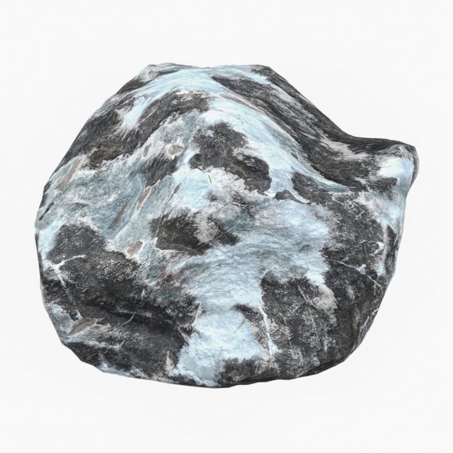 Snow Stone 10 Modèle 3D .c4d .max .obj .3ds .fbx .stl .blend 