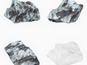 Snow Stone Collection Model 3D