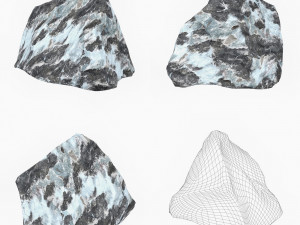 Snow Stone Collection Model 3D