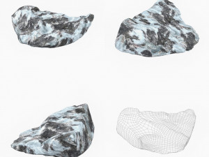 Snow Stone Collection Model 3D