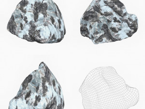 Snow Stone Collection Model 3D