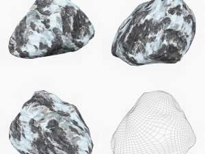 Snow Stone Collection Model 3D