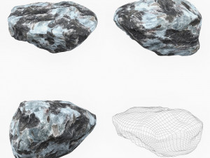 Snow Stone Collection Model 3D