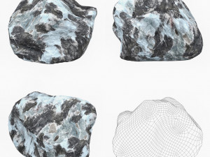 Snow Stone Collection Model 3D