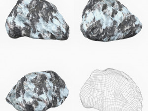 Snow Stone Collection Model 3D