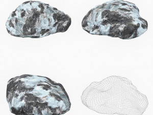 Snow Stone Collection Model 3D