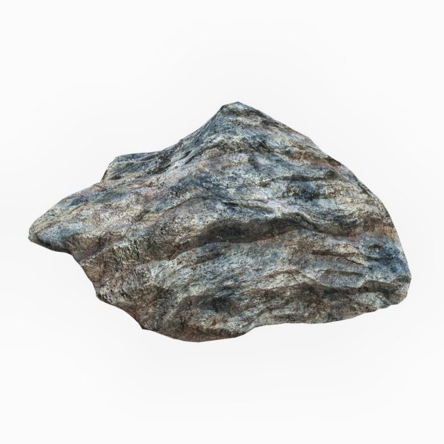 Cliff Rock 02 3D Model .c4d .max .obj .3ds .fbx .stl .blend 