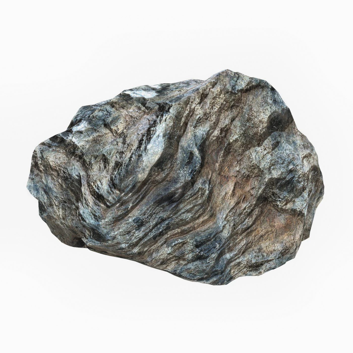 Cliff Rock 08 3D Model .c4d .max .obj .3ds .fbx .stl .blend 