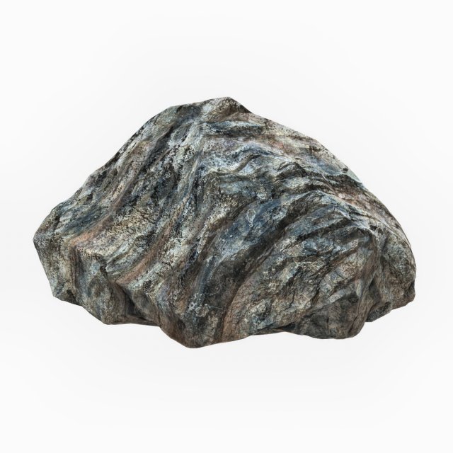 Cliff Rock 09 3D Model .c4d .max .obj .3ds .fbx .stl .blend 
