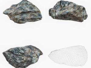 Cliff Rock Collection 3D Model