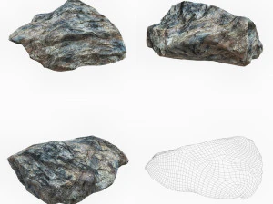 Cliff Rock Collection 3D Model