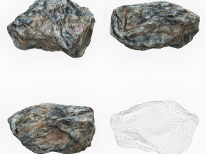 Cliff Rock Collection 3D Model