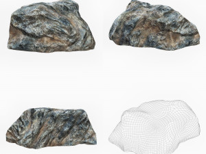 Cliff Rock Collection 3D Model